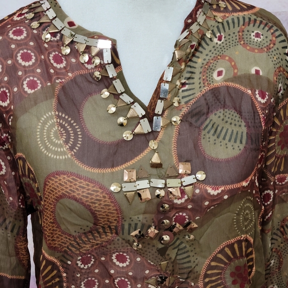 ⭐️ Units see through blouse tunic - Picture 2 of 8